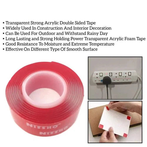 Tape Double Sided Acrylic Tape-24 x 0.8mm x 1m-