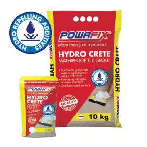Juntas para baldosas resistentes al agua Hydro Crete Powafix
