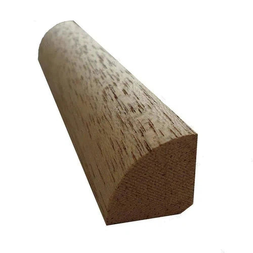 Timber Moulding Quarter 1/4 Round Hardwood-⌀14𝑚𝑚 x 𝐿3.6𝑚-