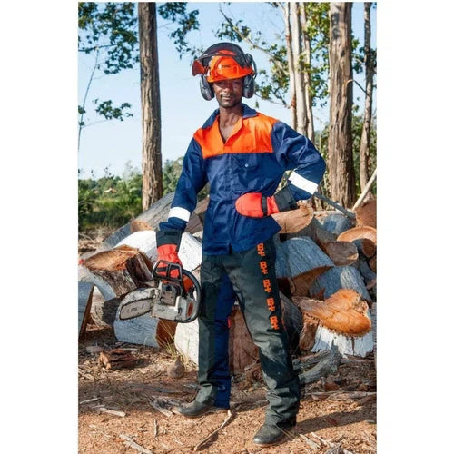 Trouser Chainsaw Operator B+20 Pangolin-Meduim-Black-