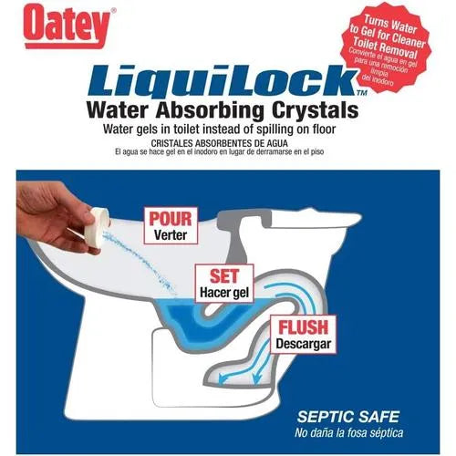 Water Absorbing Crystals LiquiLock Oatey-Sachet 17π-