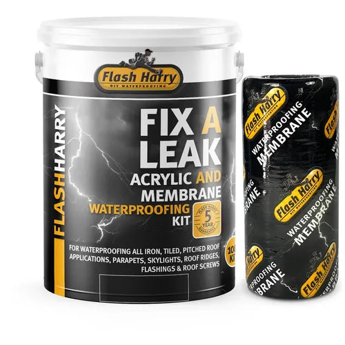 Waterproofing Fix-a-Leak Flash Harry-5β+Membrane-Red-
