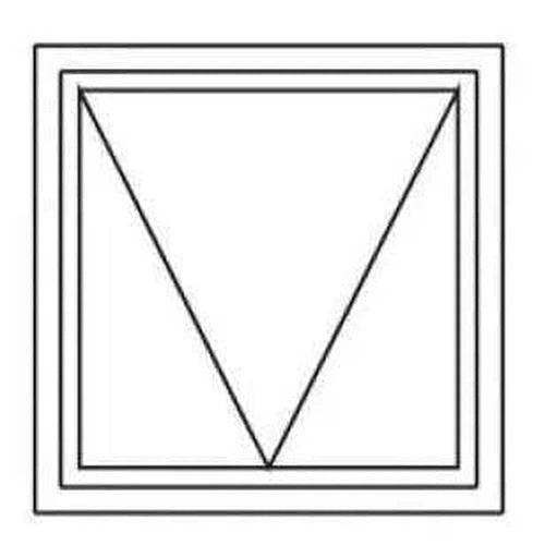 Window Aluminium C28PT 66 (𝑊590x𝐻590mm)-Bronze-Clear-