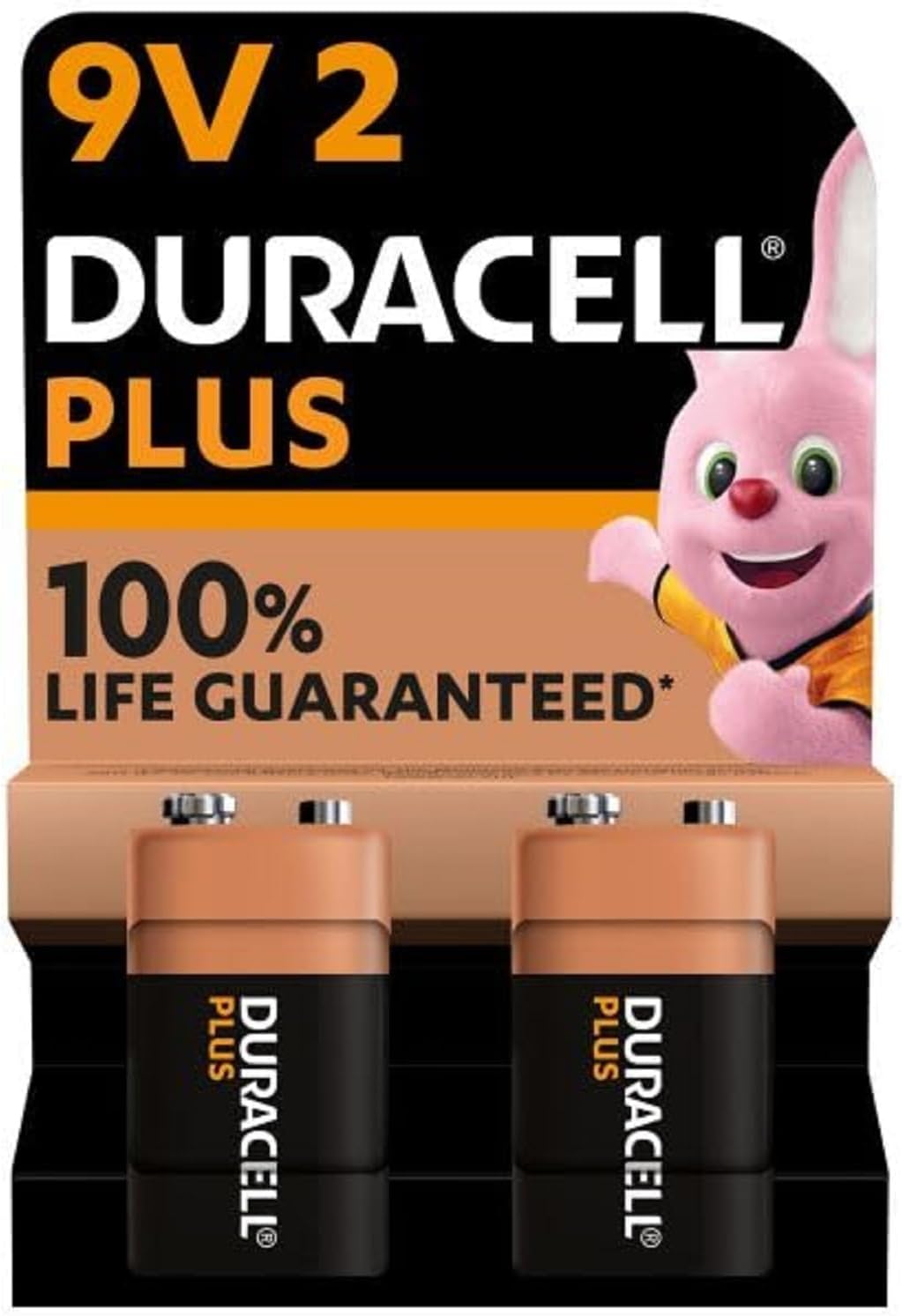 Batería 9𝑉 PP3 Duracell Plus