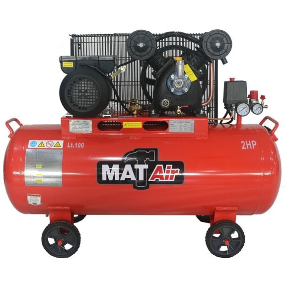 Air Compressor Electric 100ℓ B/D 1.5𝑘𝑊