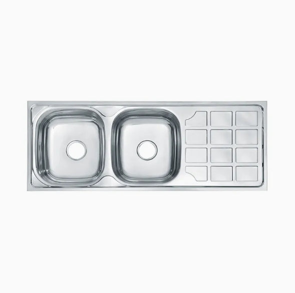 Sink Sit On Double Bowl End Africano