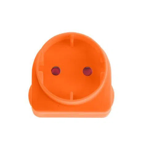 Adapter Plug Schuko-Adapters-Private Label Electrical-Orange-diyshop.co.za