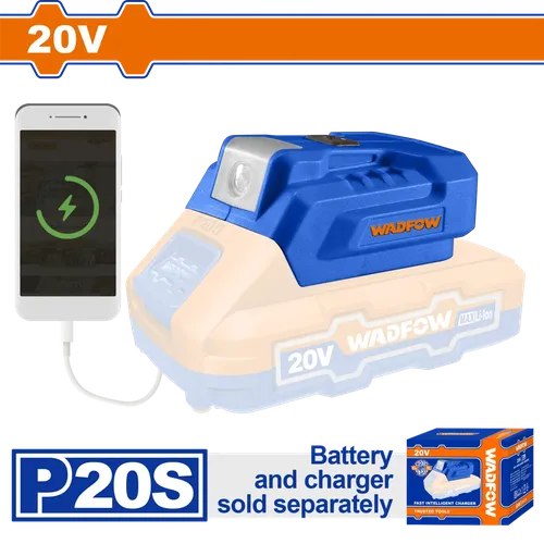 Adapter USB/12𝑉 for Battery 20𝑉 LFP iNGCO