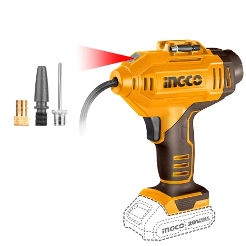 Air Compressor Cordless 20𝑉 iNGCO-Tool Only-