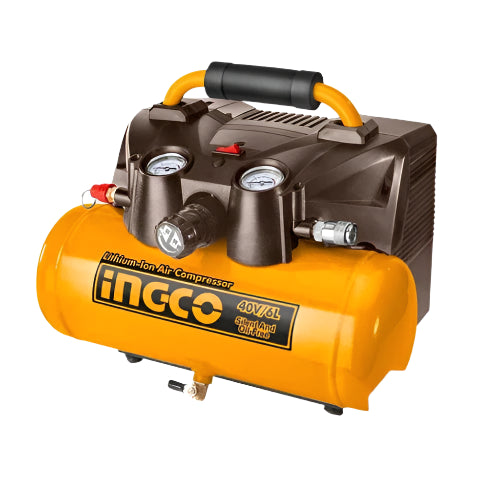 Air Compressor Cordless 2x20𝑉 6ℓ iNGCO-Tool Only-