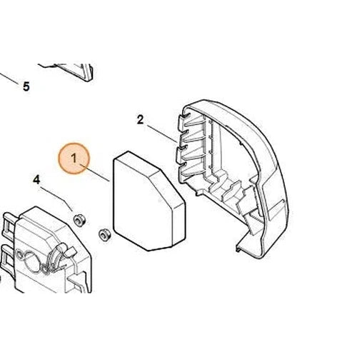 Air Filter for 230 Range STIHL-