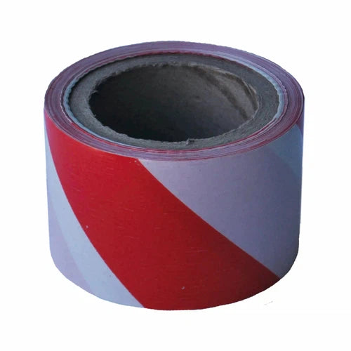 Barrier Tape Red/White Roll-𝑤75𝑚𝑚 x 500𝑚-