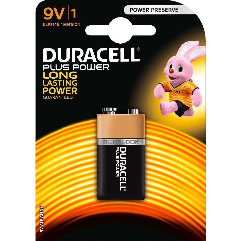 Battery 9𝑉 Duracell Plus-Duracell-diyshop.co.za