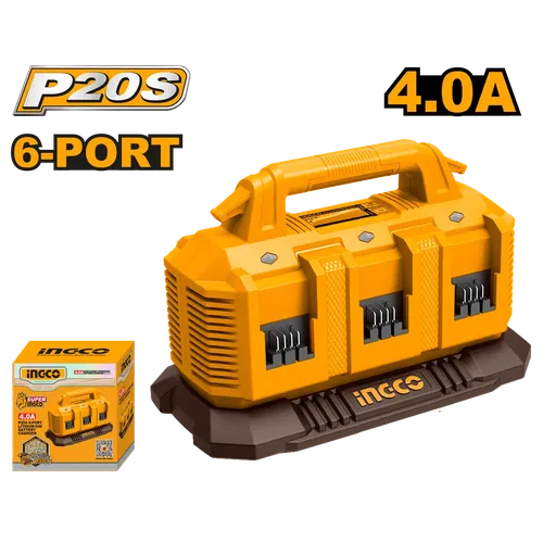 Battery Charger 20𝑉 iNGCO-4𝐴 Six Port-