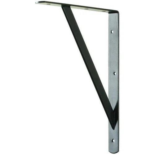 Bracket Shelf Black HD with Stay-Brackets-Archies Hardware-250x300mm-Pair-diyshop.co.za