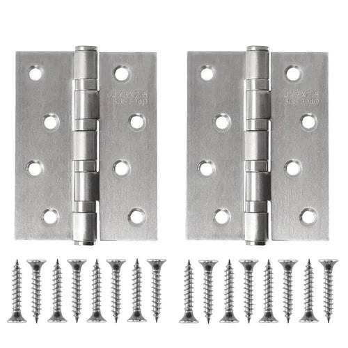 Butt Hinge Bearing Stainless Steel-Hinges-Archies Hardware-100mm-diyshop.co.za