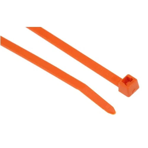 Cable Tie Nylon Premium SapiSelco-𝐿200 x 𝑤4.5mm-Orange-𝑝/100