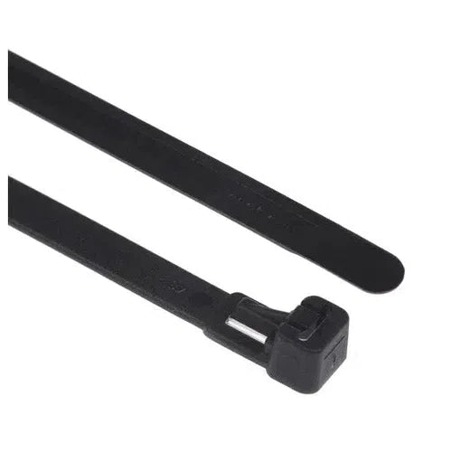 Cable Tie Nylon Re-Sealable-𝐿200 x 𝑤4.5𝑚𝑚(15Pack)-Black-