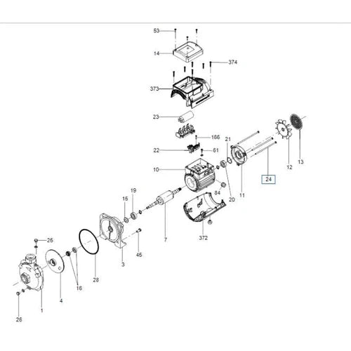 مضخة الطرد المركزي 230 𝑉 NS Grundfos