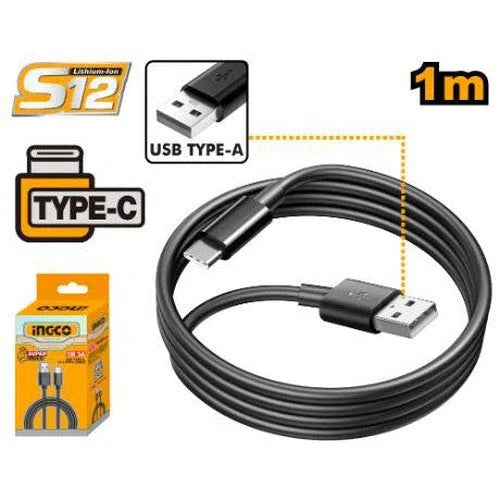 كابل شاحن USB من النوع A إلى النوع C