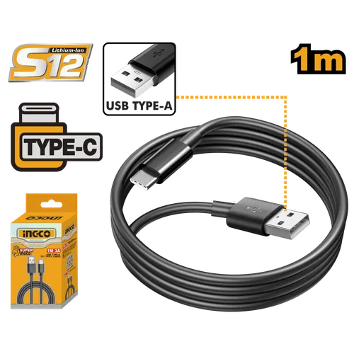 كابل شاحن USB من النوع A إلى النوع C