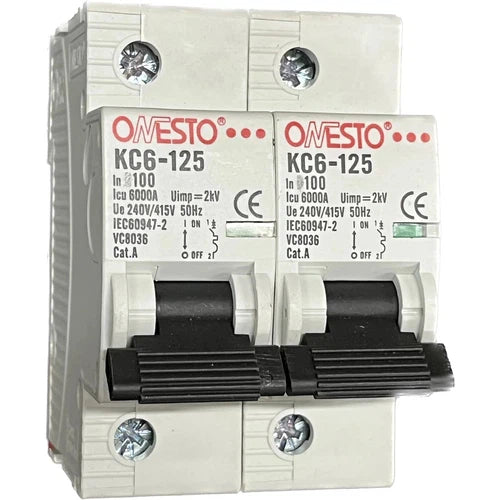 Circuit Breaker MCB DIN Onesto-1𝑃ole-3𝐴 3𝑘𝐴-