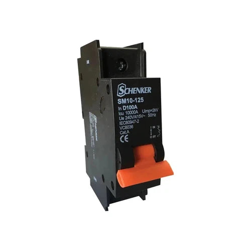 Circuit Breaker MCB SAMITE Schenker-Schenker-80𝐴 1𝑃 10𝑘𝐴-diyshop.co.za