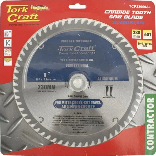 Circular Saw Blade Aluminium Tork Craft-230mm-