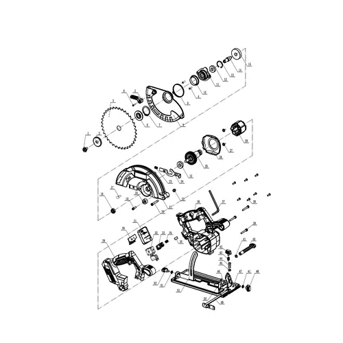 منشار دائري لاسلكي 185𝑚𝑚 20𝑉 iNGCO