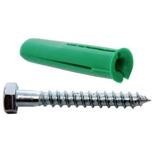 Coach Screw & Plug »-Anchors-Private Label Fasteners-8x60𝑚𝑚 + ⌀10𝑚𝑚-Each-diyshop.co.za
