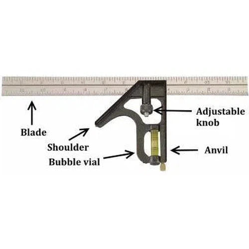 Combination Square-Private Label Tools-300mm-diyshop.co.za