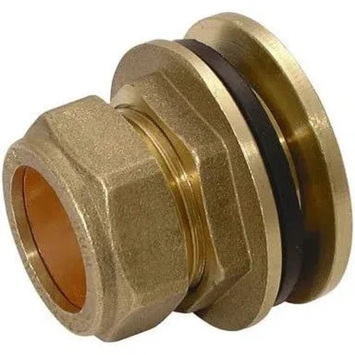 Conector de tanque de latón de compresión
