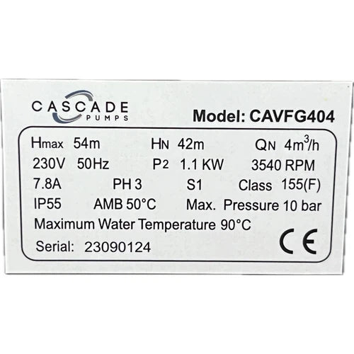 Constant Pressure VSD Pump Multistage Pascali