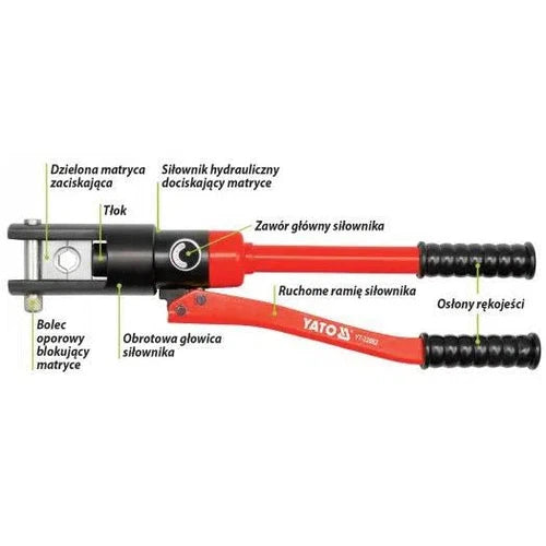 Crimper Plier Hydraulic Yato-Pliers-Yato-415mm-diyshop.co.za