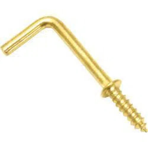 Cup Hook Square Brass Plated-25mm-per10-