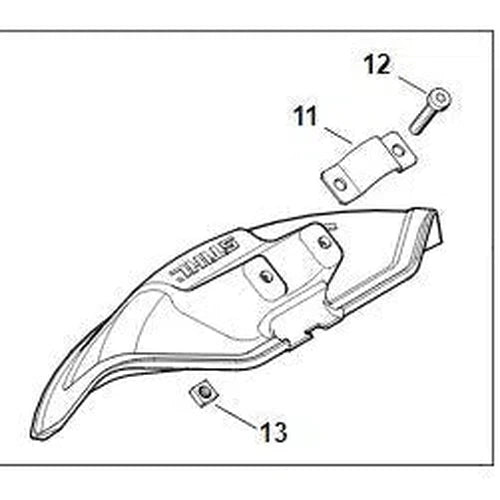Deflector for FS230 STIHL-