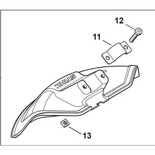 Deflector for FS230 STIHL-