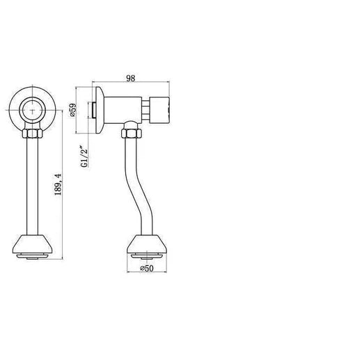 Demand Valve Urinal Metering-