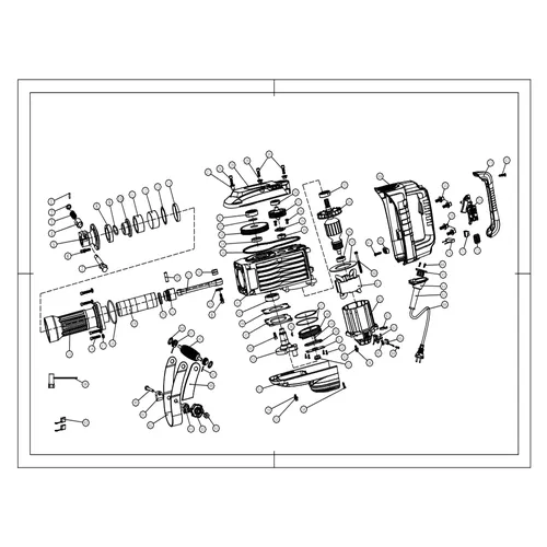 Demolition Breaker (JackHammer) Electric iNGCO-1.7𝑘𝑊/14𝐾𝑔𝐹-