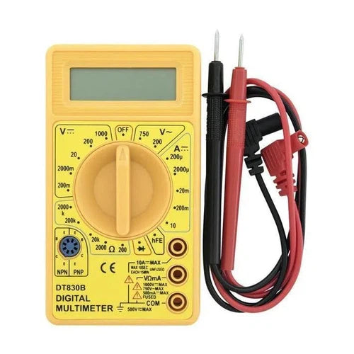 Digital Multimeter Pocket Size-Multimeter-Archies Hardware-Yellow/Black-diyshop.co.za