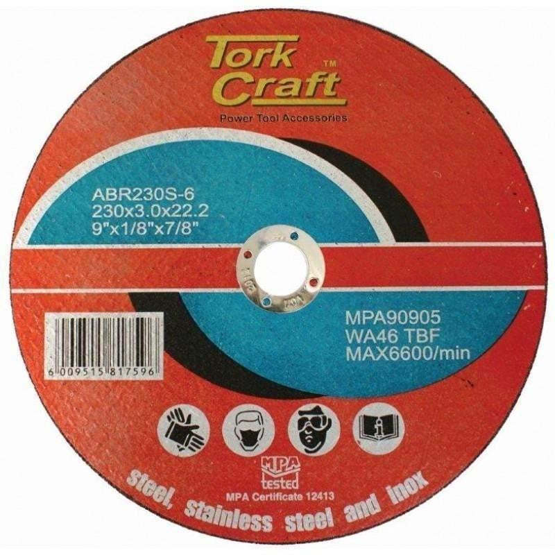 Disc Cutting Steel Tork Craft-Cutting Disc-Tork Craft-⌀115 x 𝙩3mm-diyshop.co.za