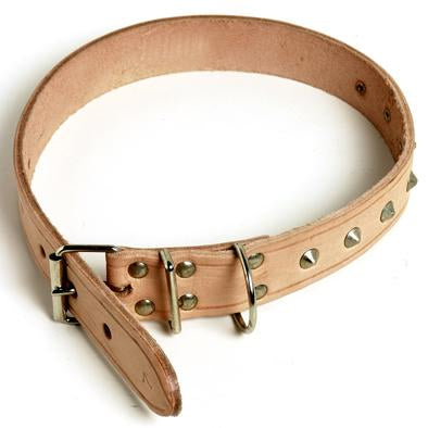 Dog Collar Leather Riveted-Dog Collar-Archies Hardware-No.3 (350x13mm)-diyshop.co.za