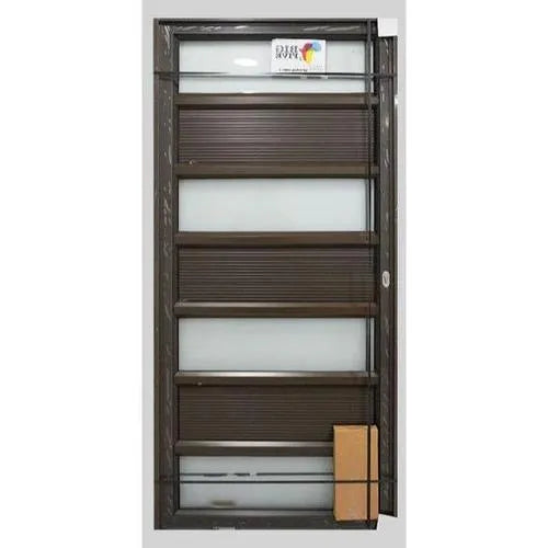 Door Aluminium eCono Horizontal Glass-Bronze-Left-