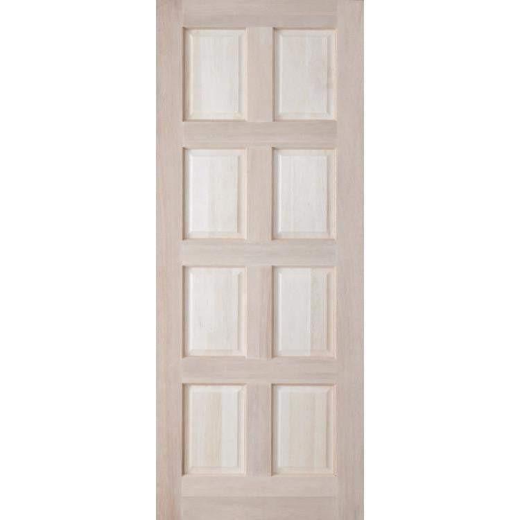 Door Hardwood Vertical Panel-Exterior Door-Private Label-8 Panel-diyshop.co.za