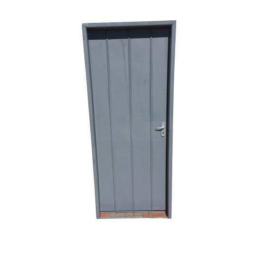 Door Steel+Frame Combi Chawl 𝑑115mm Robmeg-Doors-Robmeg-HD𝙩1.0mm (red)-Right open In (brown)-diyshop.co.za