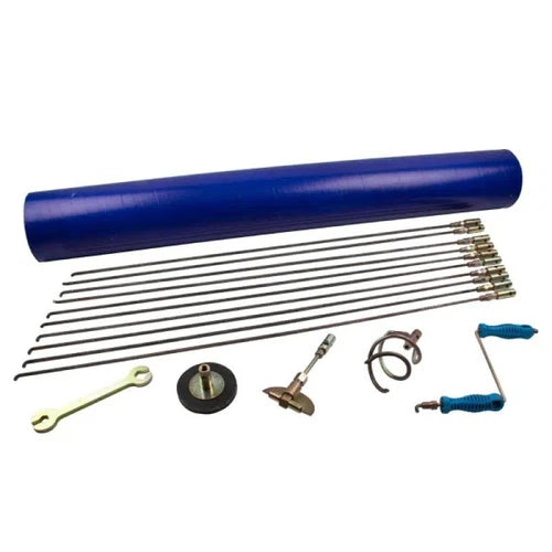 Drain Rod Set Light Duty(6mm) (Blue)-Drain Rods-Ian Dickie-diyshop.co.za