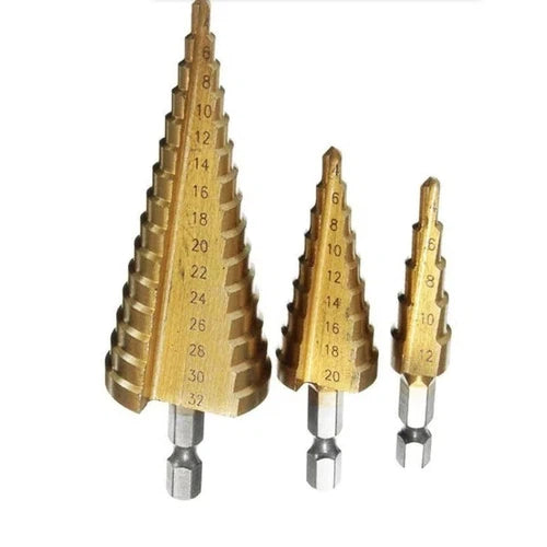 Drill Step HSS Set Bruno-