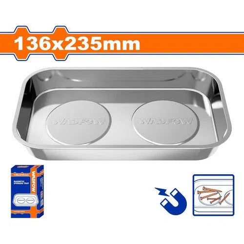Bandeja de almacenamiento de sujetadores magnética WADFOW