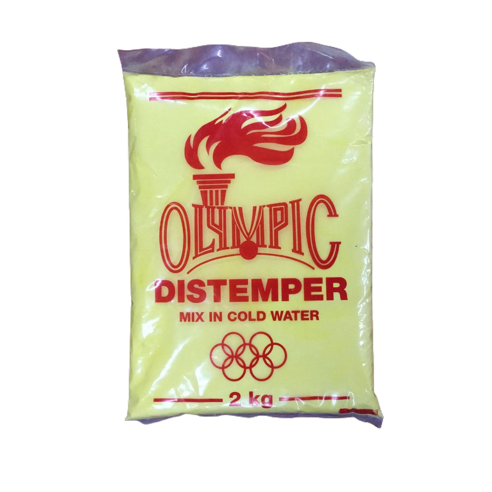 Festival Powder Distemper Olympic-Paint-Olympic-Yellow-2kg-diyshop.co.za