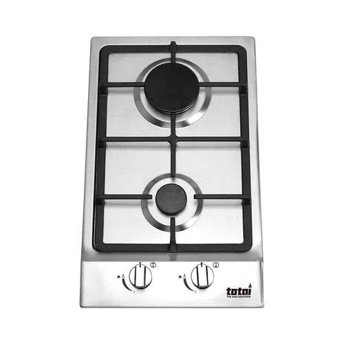 LPG Gas Hob Stainless Steel 2 Burner Totai